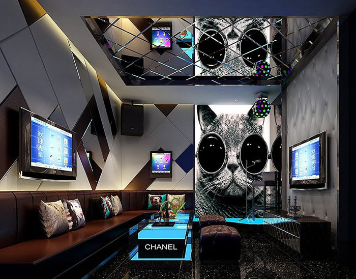 成都量販式KTV裝修設計效果圖