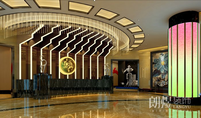 KTV前臺(tái)接待效果圖