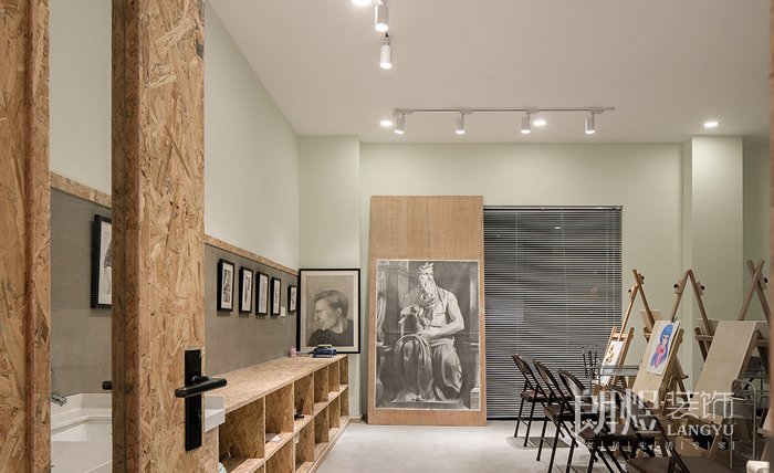 書法繪畫培訓學校裝修設計效果圖