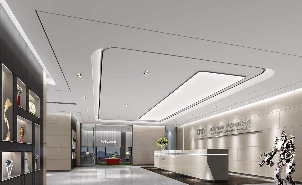 寫字樓接待大廳設計裝修效果圖