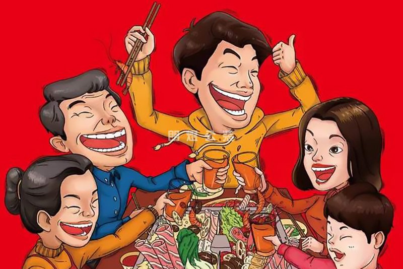 火鍋店創意墻繪