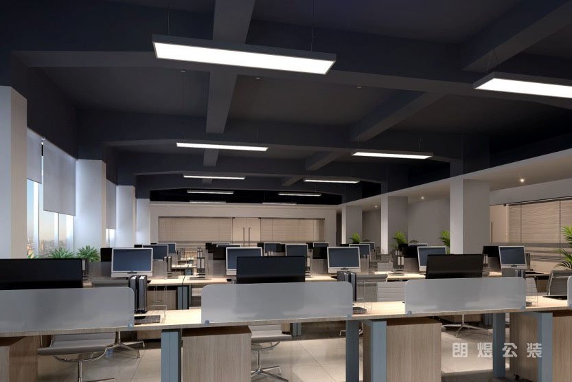 網絡公司辦公室吊頂裝修效果圖