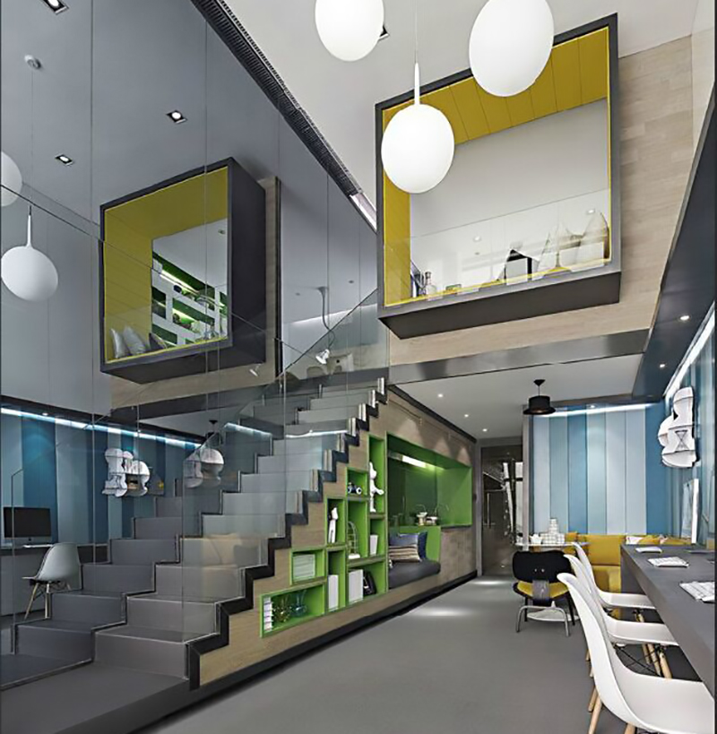 創意loft辦公室裝修效果圖