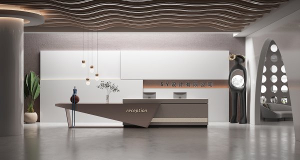 辦公室前臺(tái)背景墻裝修設(shè)計(jì)的黃金法則：