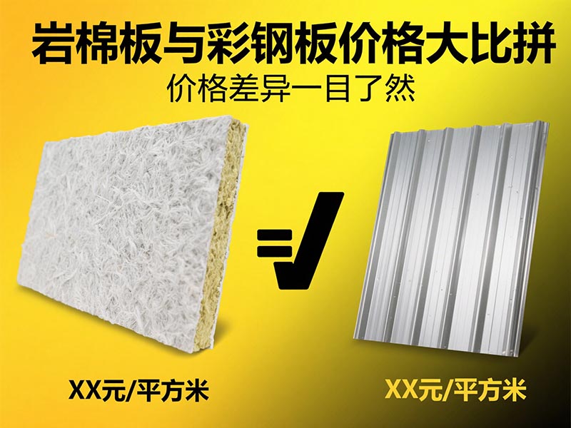 巖棉板和彩鋼板價(jià)格對比