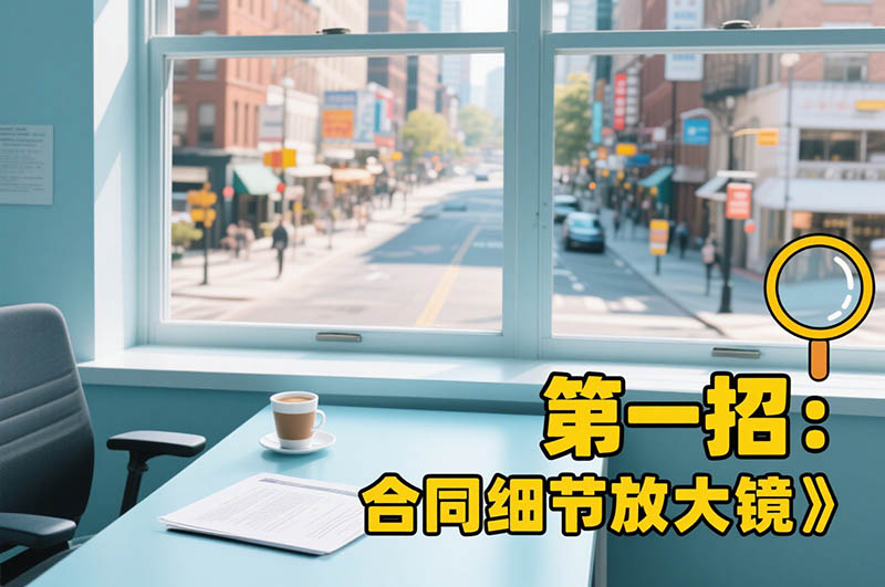 第一招:合同細(xì)節(jié)放大鏡?