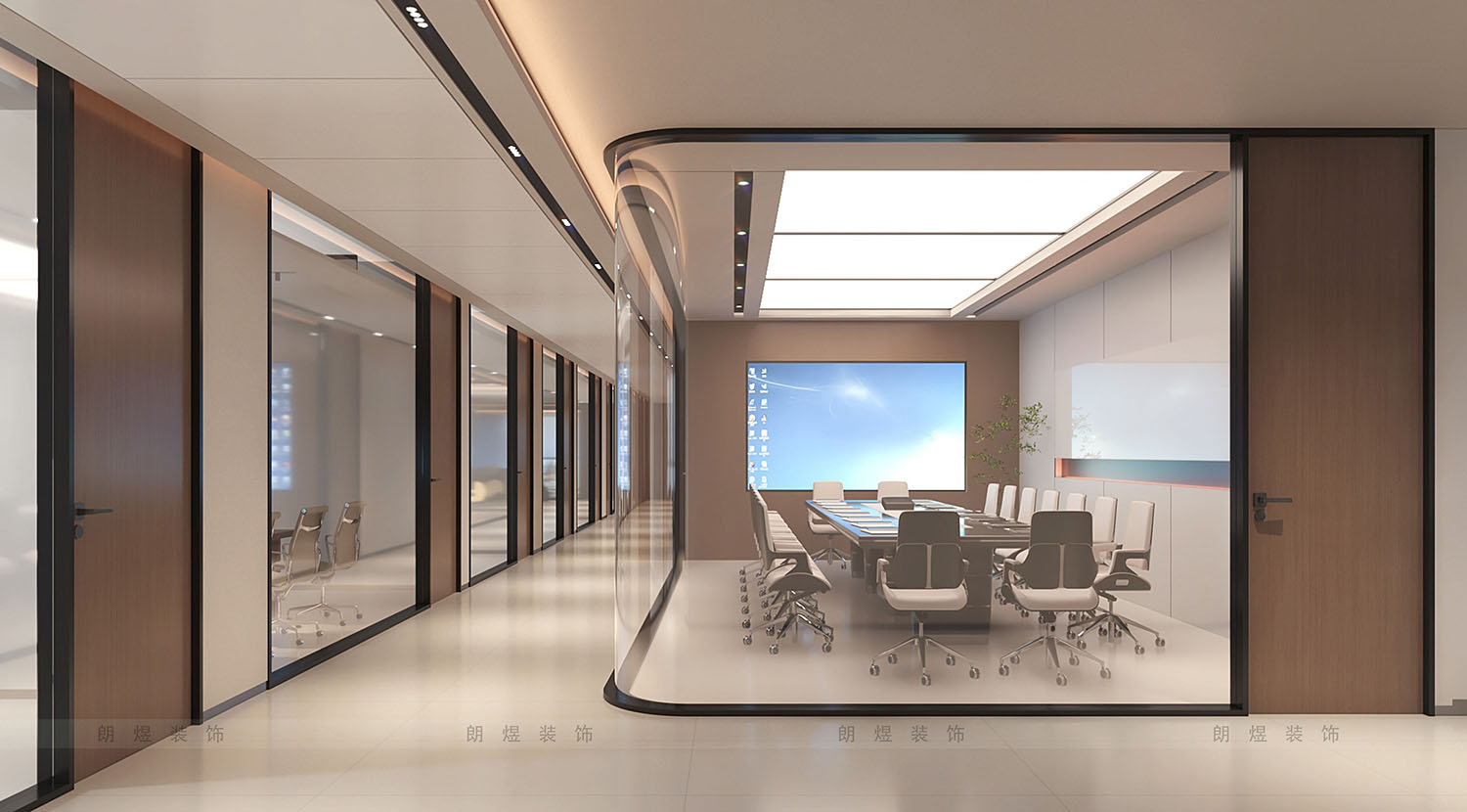 辦公室中型議室裝修效果圖/1